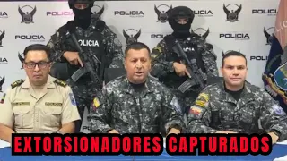 Policía Nacional captura a varios extorsionadores en allanamientos