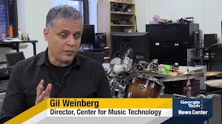Gil Weinberg: Robot allows musicians to become three-armed drummers