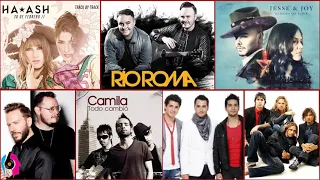 Ha Ash, Jessy Y Joy, Sin Bandera, Reik, Camila, Mana, Rio Roma MIX EXITOS Romanticos