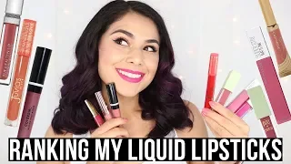 Ranking DRUGSTORE Liquid Lipsticks (WORST TO BEST)