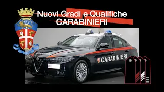 Gradi e Qualifiche Arma dei Carabinieri (Dopo il 1 Novembre 2018)