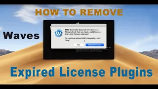 How to remove Expired License Waves plugins Pops up