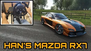 DRIFTING HAN'S MAZDA RX7 (G920 LOGITECH) + Shifter) Forza Horizon 4 : Gameplay