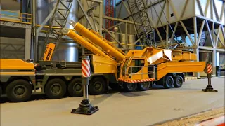 Liebherr LTM 11200 with full luffing jib assembly