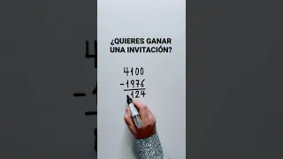 ¿Quieres ganar una invitación? Truco Matemático que te Sorprenderá