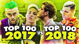 TOP 100 POLSKI RAP/TRAP 2018 vs TOP 100 POLSKI RAP/TRAP 2017