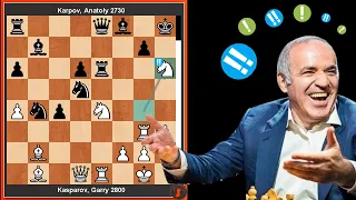 Garry Kasparov vs Anatoly Karpov | World Chess Championship Match 1990 | Game 20