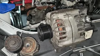 Wymiana Alternatora, paska wielorowkowego i napinacza  Ford Mondeo MK5