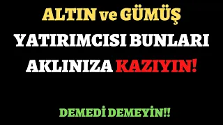 ÇİN, ALTIN ve GÜMÜŞ ALIMINI YASAKLIYOR!! VİRÜSTE 2.DALGA ALTIN ve GÜMÜŞTE SERT SATIŞLAR GETİRİR Mİ?