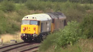 50007/50033 'New Livery' on 0Z50, Abbotswood Junction.  29/08/19.