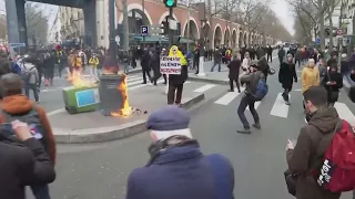 France protests against pension reform