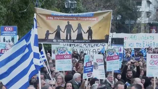 Protest against same-sex marriage bill in Greece