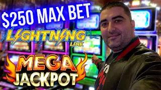 $250 Max Bet NON STOP BONUSES On Lightning Link 🔴High Limit Live Casino Play From Las Vegas