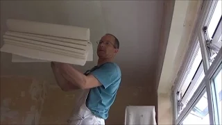 Applying Wallpaper To A Ceiling