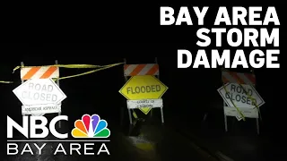 Bay Area storm: Road closures, flooding, landslides