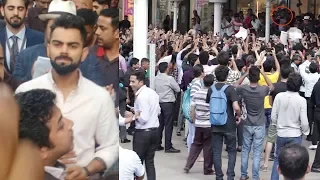 Virat Kohli's Grand Entry With CRAZY FANS At Tissot Watch New Store Launch In Mumbai