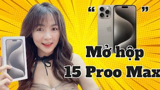 Mở hộp iPhone 15 Pro Max màu titan tự nhiên mã CH/A rẻ hơn chục triệu!! |dReviews