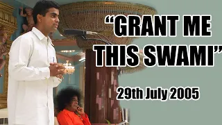 How To Be Happy l Speech In Sathya Sai's Presence On 29-07-05
