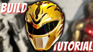 How I Made a Concept White Ranger Helmet | White Tiger Power Ranger |