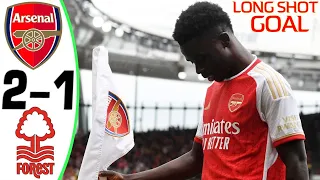 Arsenal vs Nottingham 2-1 - All Goals and Highlights - 2023 🔥 SAKA