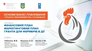 Школа мікрофермерства. Основи бізнес планування успішного мікрофермерства у птахівництві. Частина 3