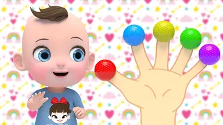 Learn Color with Finger Family Song 손가락 노래 영어동요 Nursery rhymes 라임이와 함께 재미있는 영어 공부 해봐요!