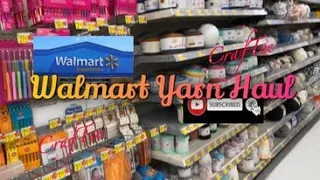 Yarn Shopping at Walmart