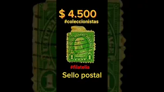 4.500 € piden por este sello Postal de 1 centimo de 1909 #filatelia #coleccion #shortsyoutube