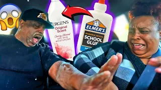 Putting GLUE In His LOTION BOTTLE PRANK! (HILARIOUS REACTION)