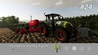 PLANTING CORN - Farming Simulator 19 - Purbeck Valley Farm - Seasons - Timelapse Episode 24