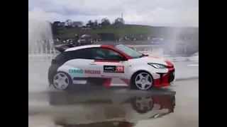 Skidpan fun in a GR Yaris