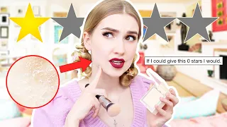 Full Face Of The WORST RATED Makeup At Sephora !!