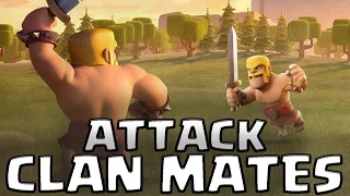 Attack Your Own Clan Mates | NEW Friendy Challenge/Battle Feature in Clash of CLans