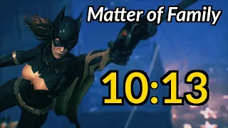 Batman: Arkham Knight Speedrun (Matter of Family) in 10:13 [obsolete]