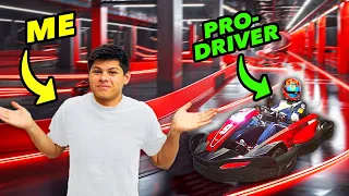 Overtaking Challenge Against a Pro Racer! (Can I win?)