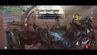 Devil May Cry Peak of Combat : Hellfilth Boss raid DmD (4x Vergil team - Count Thunder)