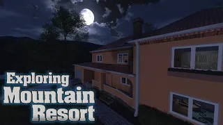 GMOD VR: Exploring gm_MountainResort_Night (Weird Secret)