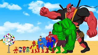 Rescue SUPERHEROES HULK Family & SPIDERMAN, SUPERMAN VS BIG DEADPOOL: Returning from the Dead SECRET