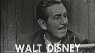 Walt Disney on What's My Line? - Mystery Guest Appearance