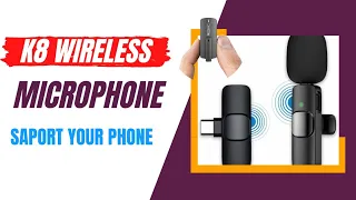 Best K8 Wireless mic 2022 | K8 wireless microphone not working | wireless go 2