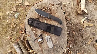 Schrade SCHF36 - GIVEAWAY!!! bushcraft and survival knife, and usage