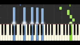 Постой Паровоз - как играть на пианино - (Synthesia)