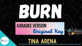 BURN • Karaoke ♫ by: Tina Arena