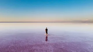 Розовое озеро Сасык-Сиваш, Крым