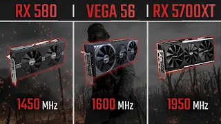 RX 580 vs VEGA 56 vs RX 5700XT | 1080P, 1440P and 1440P Ultrawide Gaming Benchmarks