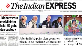 3rd November, 2021.The Indian Express Newspaper Analysis presented by Priyanka Ma'am (IRS).