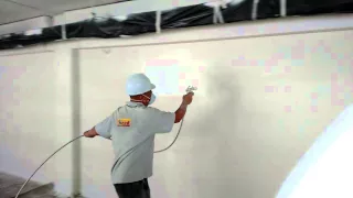 pintura airless 200 m2 em menos de 10 minutos