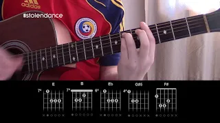 Stolen Dance - Milky Chance - Guitar Lesson Tab (Tutorial) - How To Play