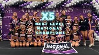 Extreme All Stars X5, Next Level Nationals, 04/20/24 *NATIONAL CHAMPIONS*