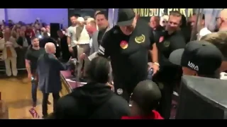 Deontay Wilder Crashes Tyson Fury Weigh In!!! BOMBZQUAD!!!